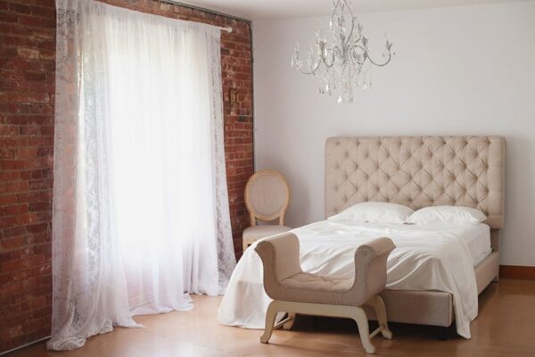 Calia Upholstered Panel Bed - Image 2