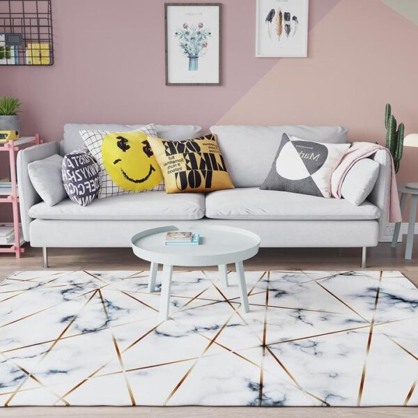 Nordic Marble Texture Carpet - Image 15
