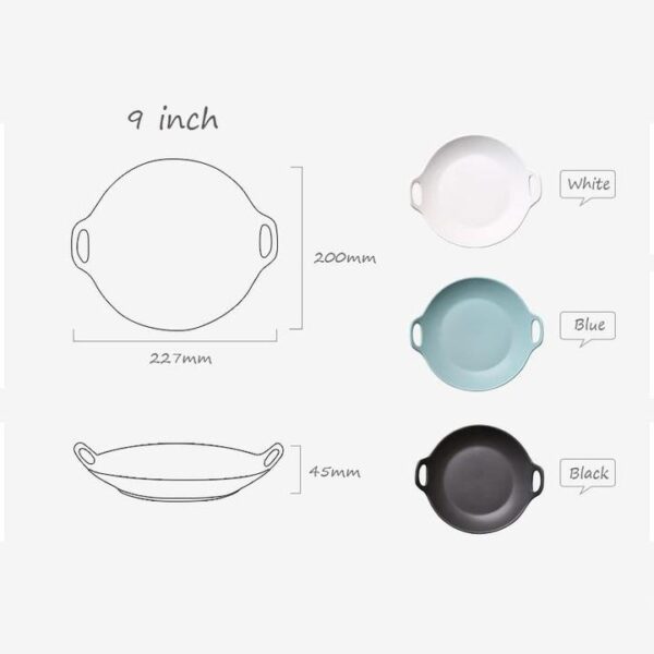 Double Handle Dinner Plates - Image 2