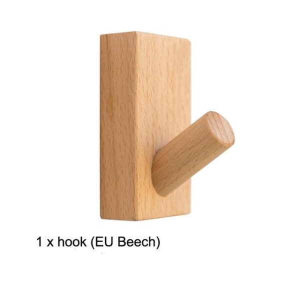 Nordic Wooden Coat Hook - Image 2