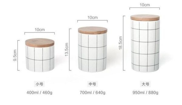 Japan Style Ceramic Airtight Storage Tank - Image 2
