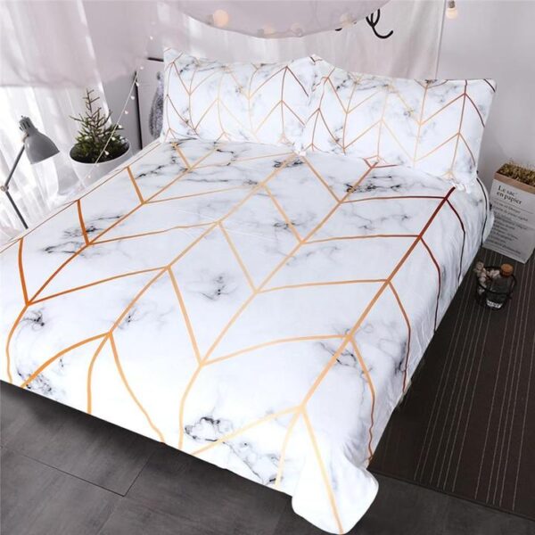 Marble Texture Bedding Set