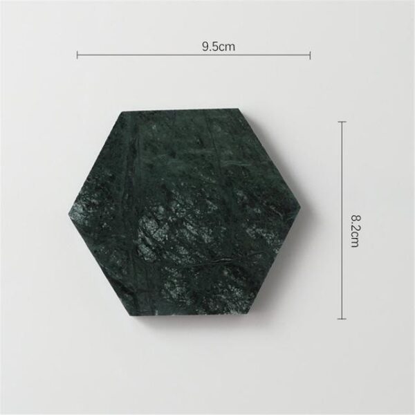 Minimalist Marble Pattern Office Table Storage Plate - Image 2