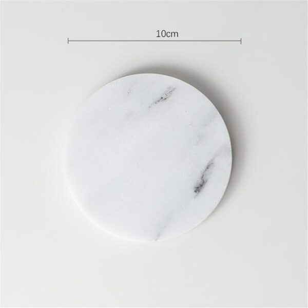 Minimalist Marble Pattern Office Table Storage Plate - Image 4
