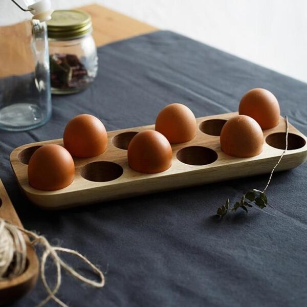 Wooden Egg Storage Box - Image 5