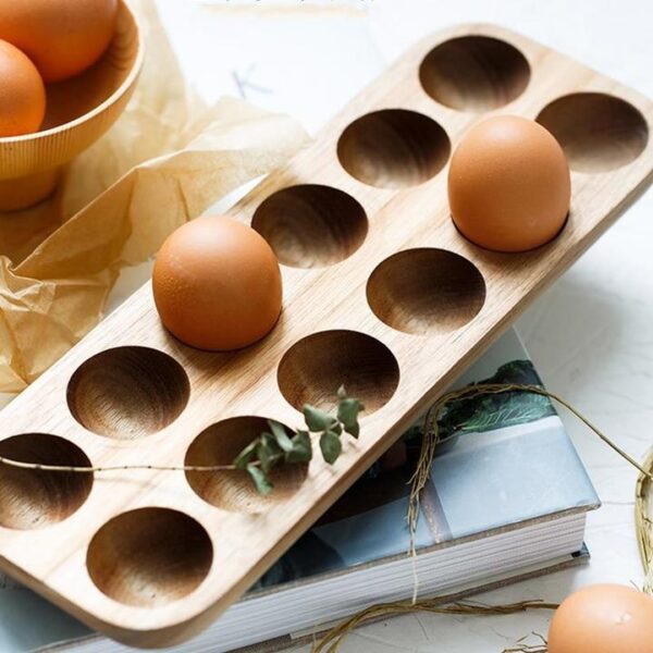 Wooden Egg Storage Box - Image 7