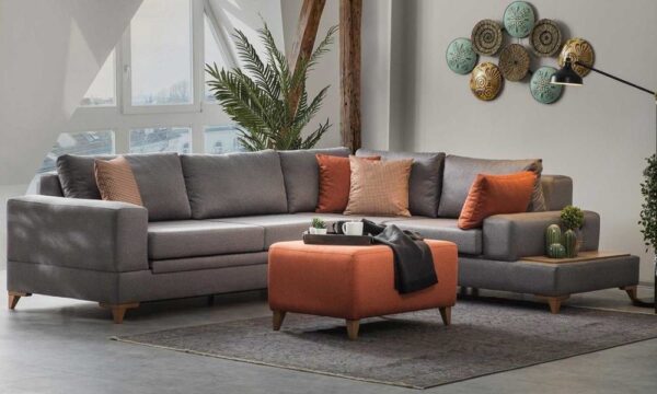 Astana Bed Modern Corner Sofa Set Content