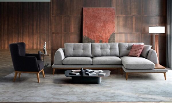 Larissa Modern Corner Sofa Set Contents