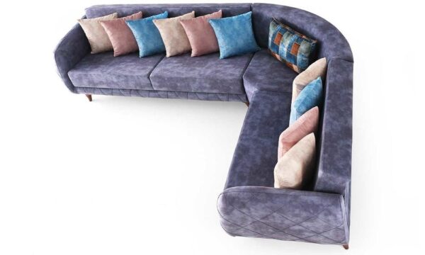 Lindac Modern Corner Sofa Set Content