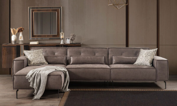 Neron Modern Corner Sofa Set - Image 4