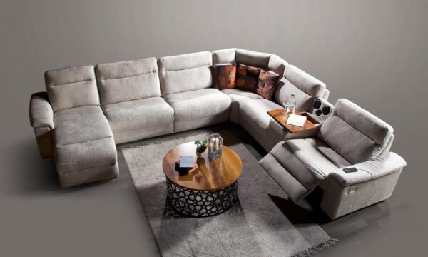 Modern Corner Sofa Set with New Cayenne Sound System - Image 3