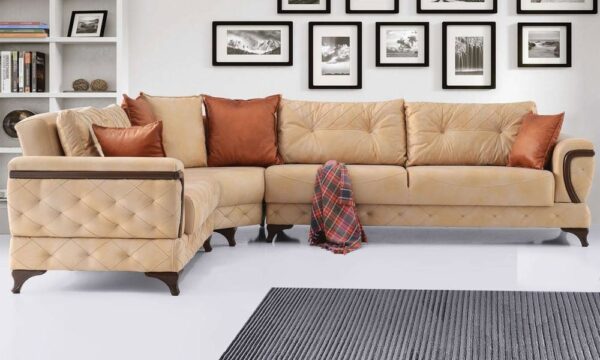 Palmira Lemon Corner Sofa Set - Image 2