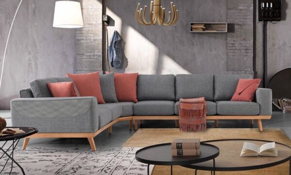 Contents of Modern Corner Sofa Set with Rio Mechanism