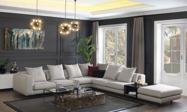 Soft Modern Corner Sofa Set Content - Image 4