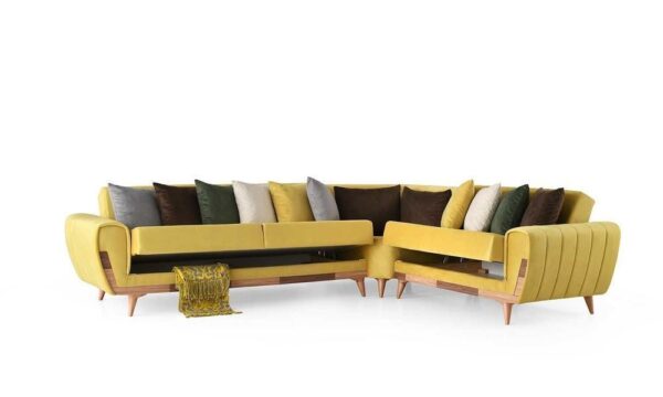 Violet Bed Modern Corner Sofa Set Content - Image 4