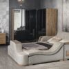 Velsen Luxury Smart TV Bed With Chaise Lounger Chair and Bluetooth Speakers - Image 3