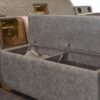 Velsen Luxury Smart TV Bed With Chaise Lounger Chair and Bluetooth Speakers - Image 9