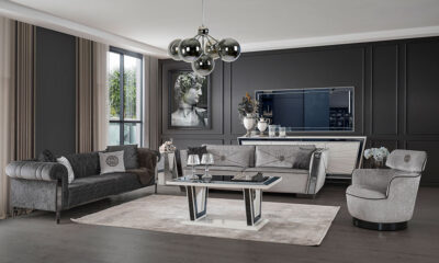 Alexandria Modern Sofa Set