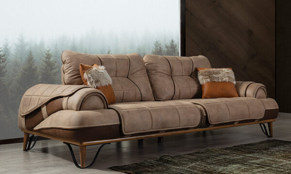 Checkers Modern Sofa Set - Image 2