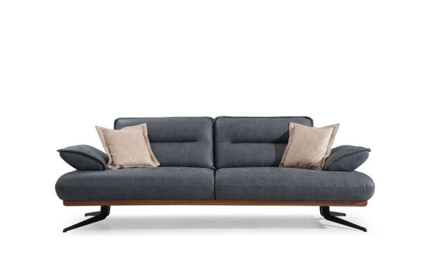 Maroon Modern Sofa Set - Image 4