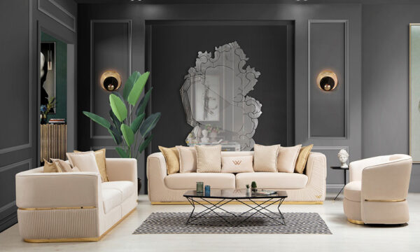 Mercury Modern Sofa Set