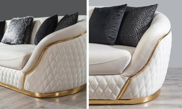Oyster Modern Sofa Set - Image 5