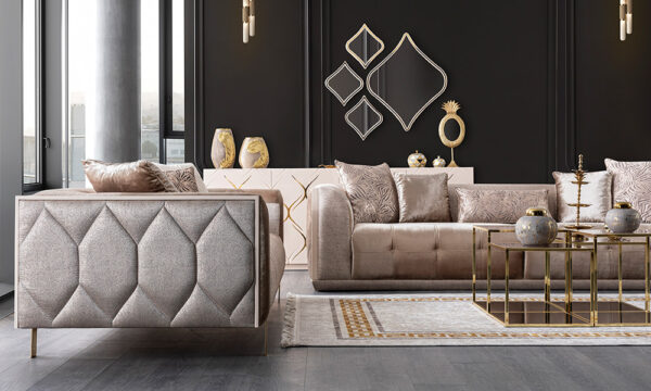 Rome Modern Sofa Set - Image 3