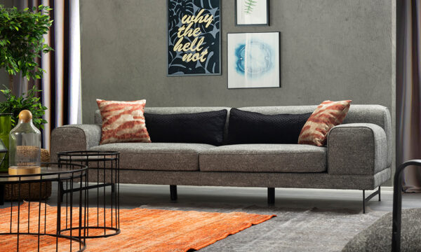 Salmon Modern Sofa Set - Image 2