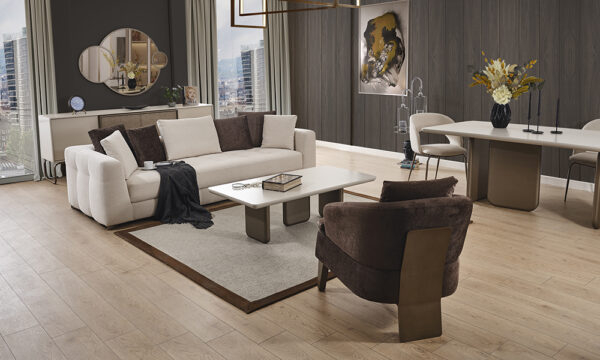 Sicily Modern Sofa Set - Image 2