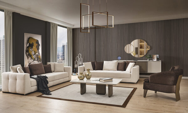 Sicily Modern Sofa Set - Image 4