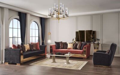 Cheetah Modern Sofa Set