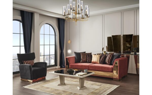 Cheetah Modern Sofa Set - Image 2