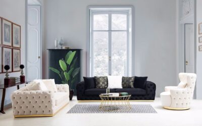 Puffy Modern Sofa Set