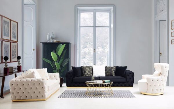 Puffy Modern Sofa Set