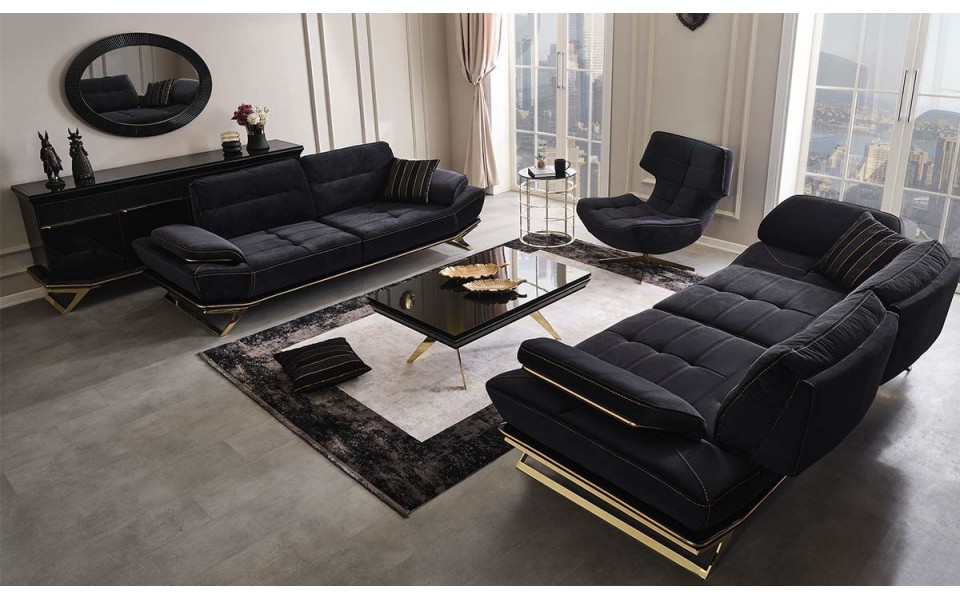 Squab Modern Sofa Set - Image 2