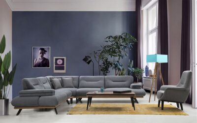 Volpe Corner Modern Sofa Set