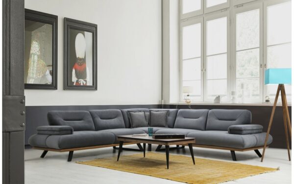Volpe Corner Modern Sofa Set - Image 3