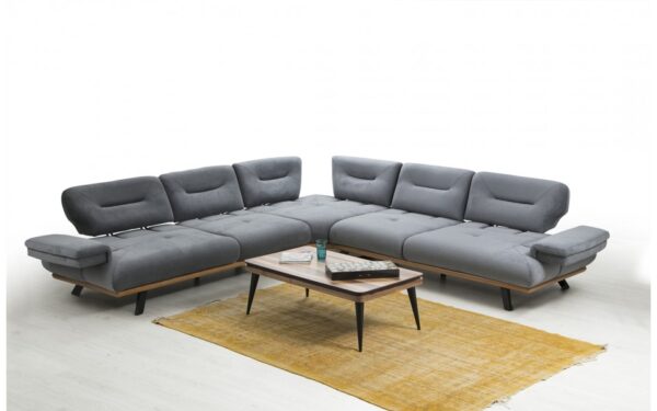 Volpe Corner Modern Sofa Set - Image 4