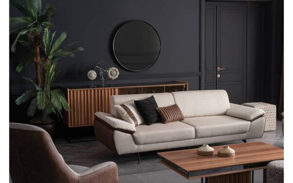 Wooden Modern Sofa Set - Image 5
