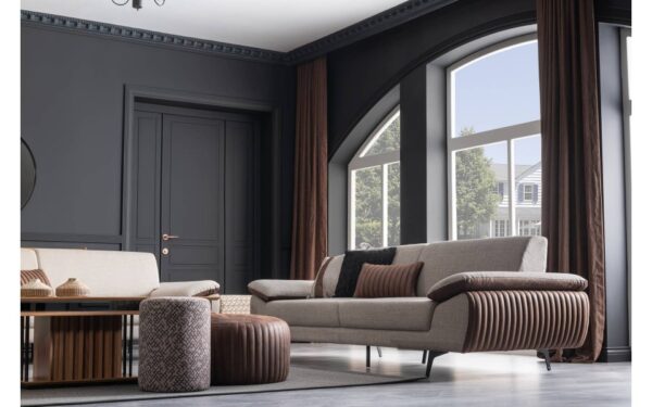 Wooden Modern Sofa Set - Image 4