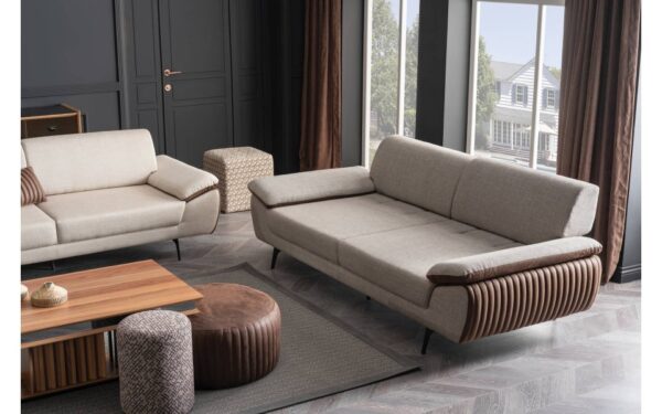 Wooden Modern Sofa Set - Image 8