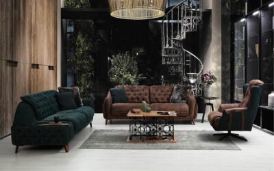 Rhodes Luxe Modern Sofa Set