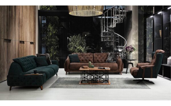 Rhodes Luxe Modern Sofa Set - Image 2