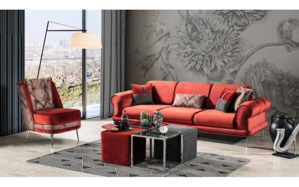 Long Metal ModernSofa Set - Image 2