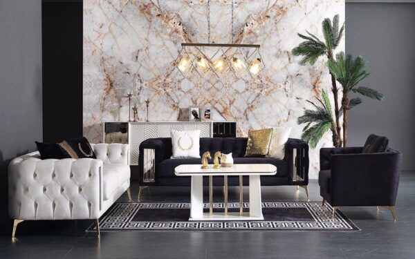 Broomtail Modern Sofa Set