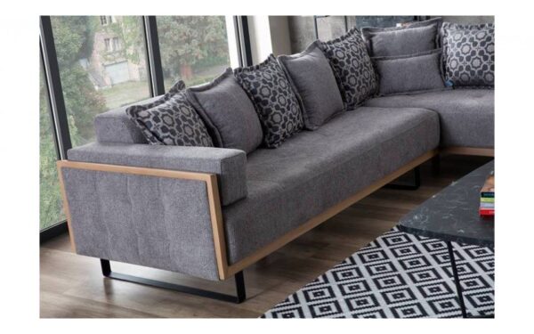 Cynder Corner Modern Sofa Set - Image 6