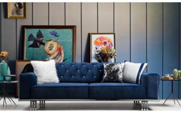 Golden Hooves Modern Sofa Set - Image 2