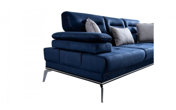 Long Wood Modern Sofa Set - Image 5