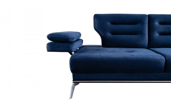 Long Wood Modern Sofa Set - Image 6