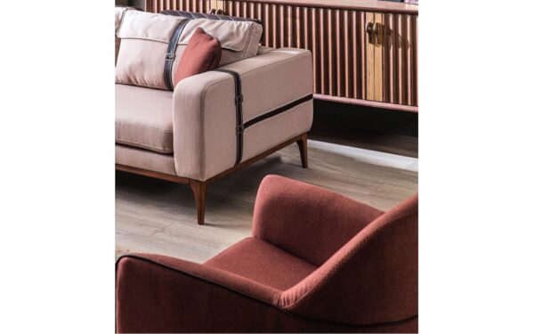 Metal Modern Sofa Set - Image 4